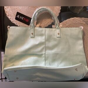 Mint green bag